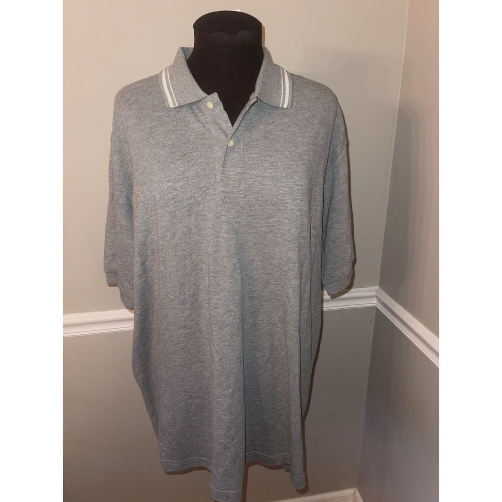 J Crew Gray Polo Shirt Oversized Mens XL NWT